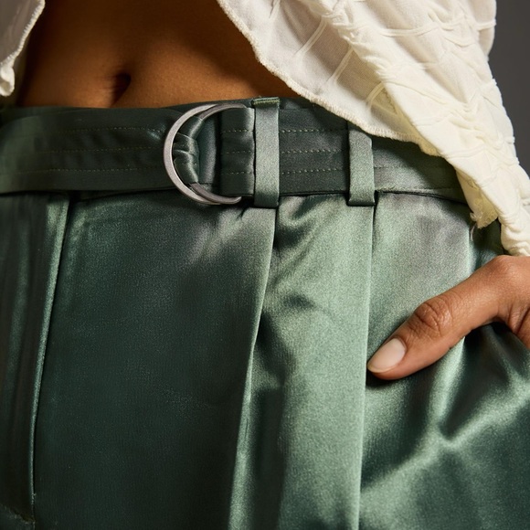 Maeve size 6 green parachute pants in excellent worn condition! - Picture 4 of 10